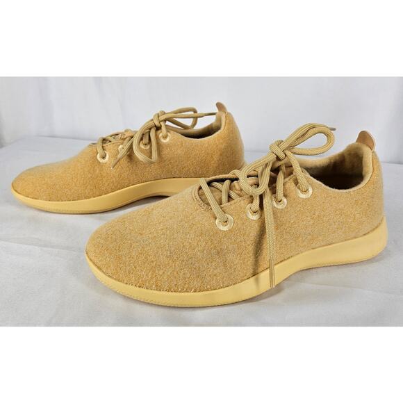 ALLBIRDS WOMEN'S WOOL RUNNERS – LUX BEIGE ZQ MERINO WOOL SNEAKER, SIZE 9 - Picture 2 of 10